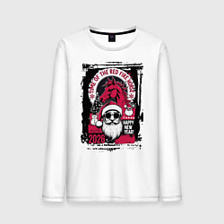 Мужской лонгслив Красный огненный конь 2026