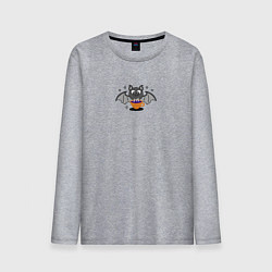 Мужской лонгслив Зелье удачи с летучей мышью