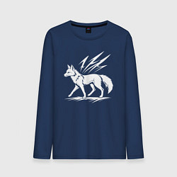 Мужской лонгслив Лисица с молниями