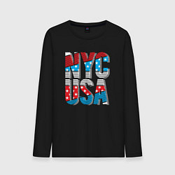 Мужской лонгслив NYC - USA