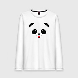 Мужской лонгслив Весёлая панда