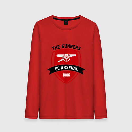 Мужской лонгслив FC Arsenal: The Gunners / Красный – фото 1