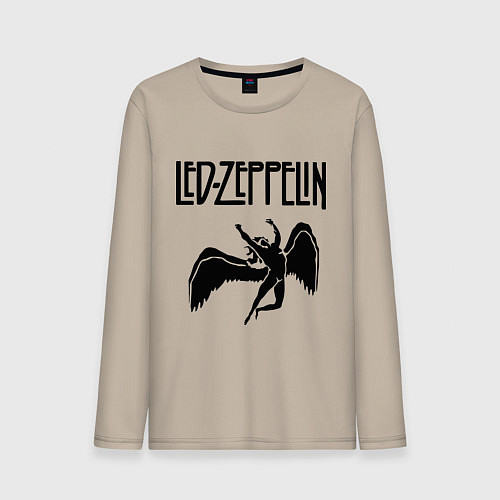 Мужской лонгслив Led Zeppelin / Миндальный – фото 1