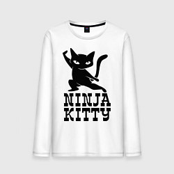 Мужской лонгслив Ninja kitty