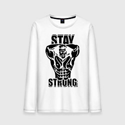 Мужской лонгслив Stay strong