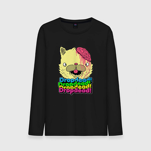 Мужской лонгслив Dropdead Kitty / Черный – фото 1