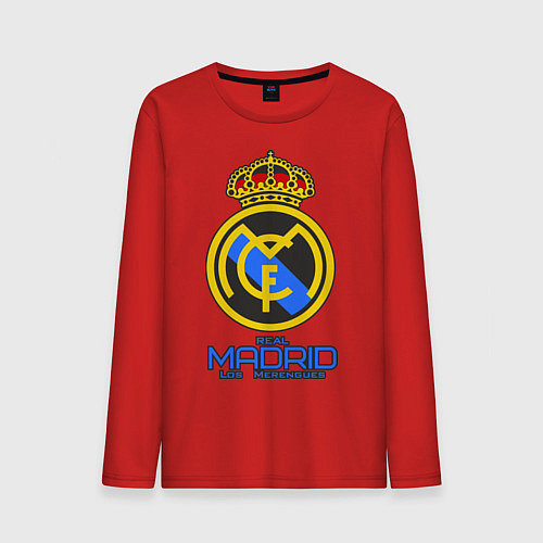 Мужской лонгслив Real Madrid / Красный – фото 1