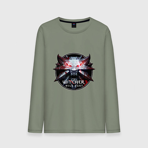 Мужской лонгслив The Witcher 3 / Авокадо – фото 1
