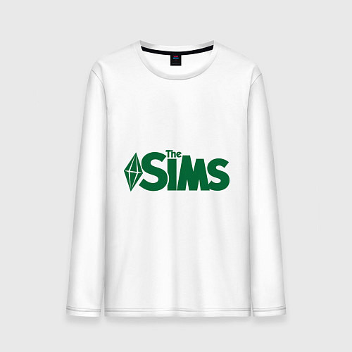 Мужской лонгслив Sims / Белый – фото 1