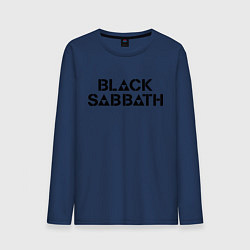 Лонгслив хлопковый мужской Black Sabbath, цвет: тёмно-синий