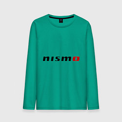 Лонгслив хлопковый мужской Nismo цвета зеленый — фото 1