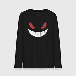 Лонгслив хлопковый мужской Gangar Face, цвет: черный