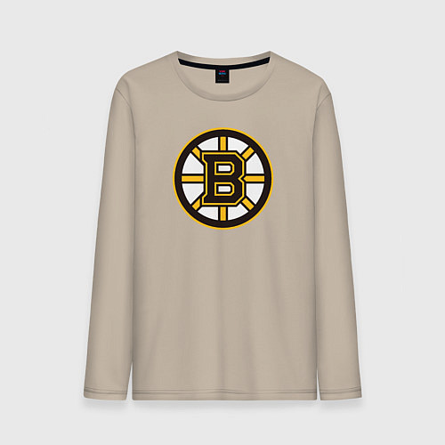 Мужской лонгслив Boston Bruins / Миндальный – фото 1