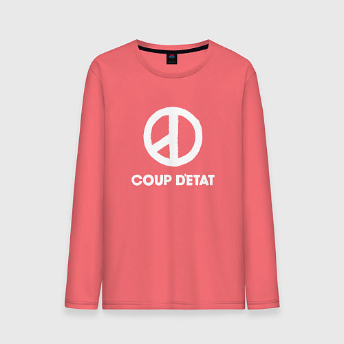 Мужской лонгслив G Dragon: Coup D'etat / Коралловый – фото 1