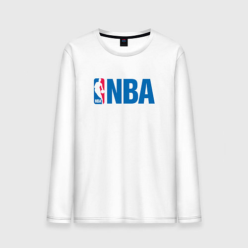 Мужской лонгслив NBA / Белый – фото 1