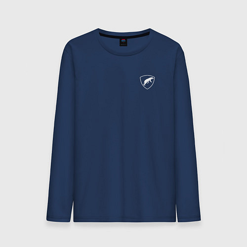 Мужской лонгслив Шеврон ОДОН / Тёмно-синий – фото 1