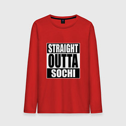 Мужской лонгслив Straight Outta Sochi