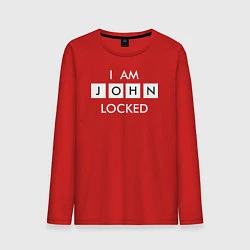 Мужской лонгслив I am John locked