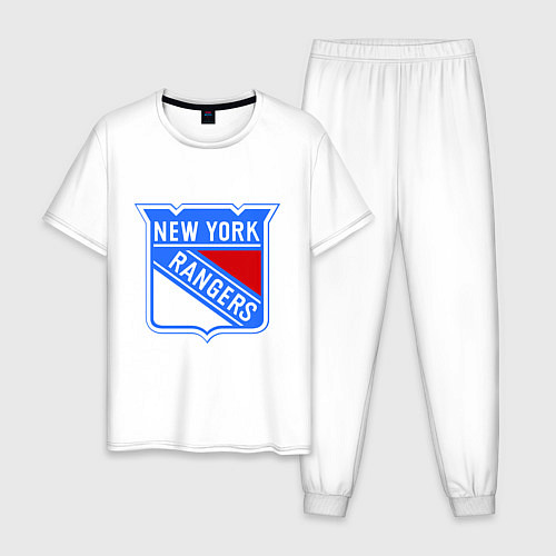 Мужская пижама New York Rangers / Белый – фото 1