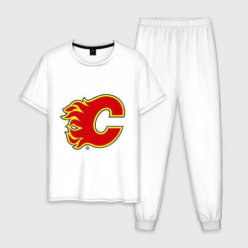 Мужская пижама Calgary Flames / Белый – фото 1