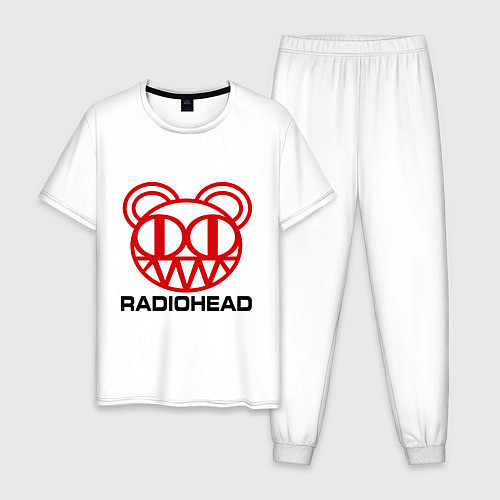 Мужская пижама Radiohead / Белый – фото 1