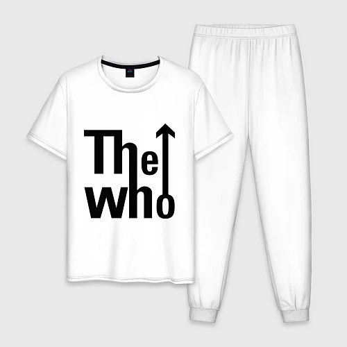 Мужская пижама The Who / Белый – фото 1