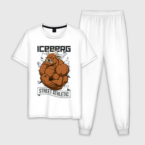 Мужская пижама Iceberg: Street Athletic / Белый – фото 1