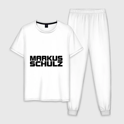 Мужская пижама Markus Schulz / Белый – фото 1