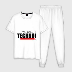 Мужская пижама We call it Techno