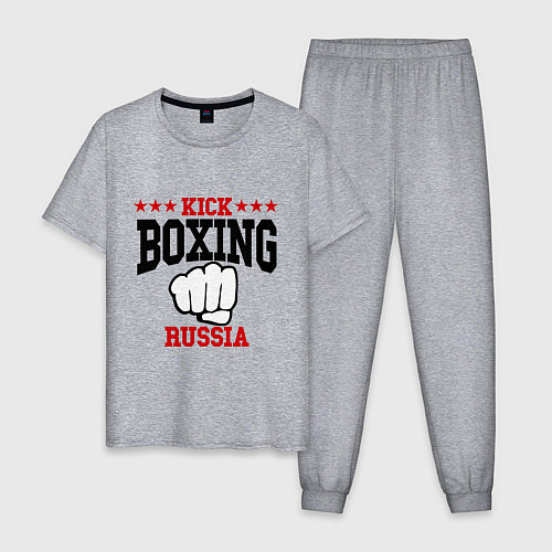 Мужская пижама Kickboxing Russia / Меланж – фото 1