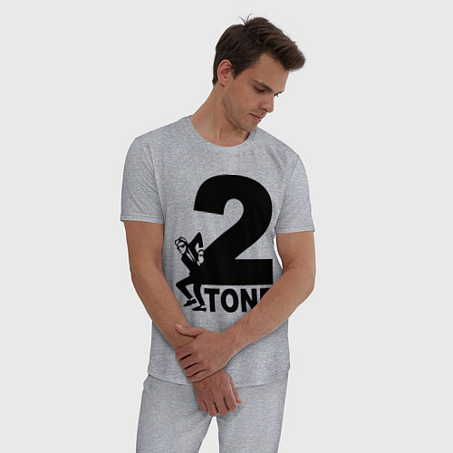 Мужская пижама 2tone / Меланж – фото 3