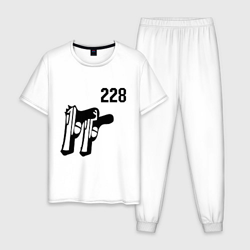 Мужская пижама 228 / Белый – фото 1