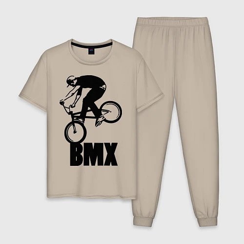 Мужская пижама BMX 3 / Миндальный – фото 1