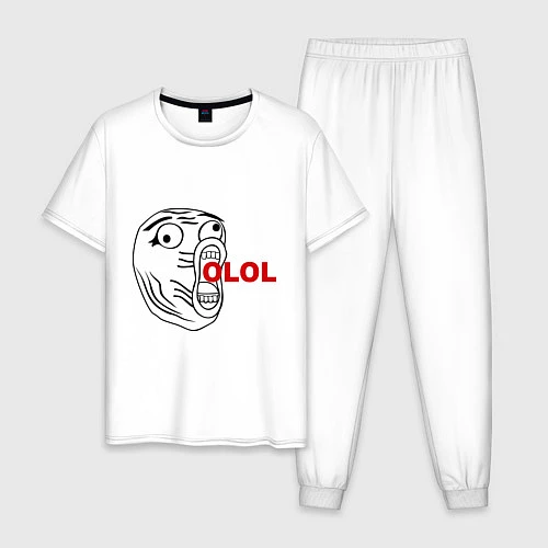 Мужская пижама OLOLO / Белый – фото 1