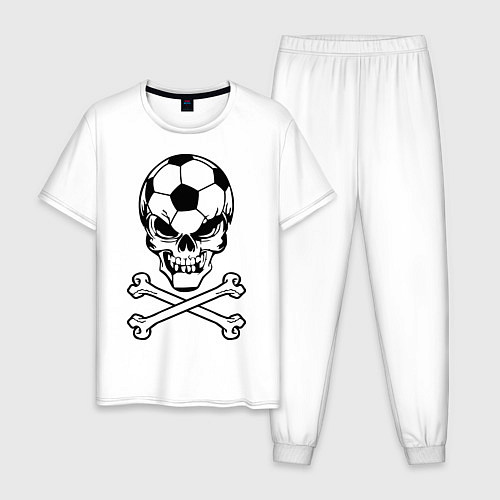 Мужская пижама Football Ultras / Белый – фото 1