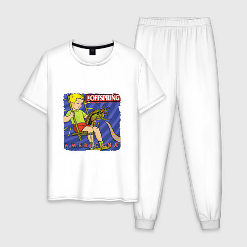 Мужская пижама The Offspring: Americana / Белый – фото 1