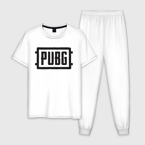 Мужская пижама PUBG / Белый – фото 1