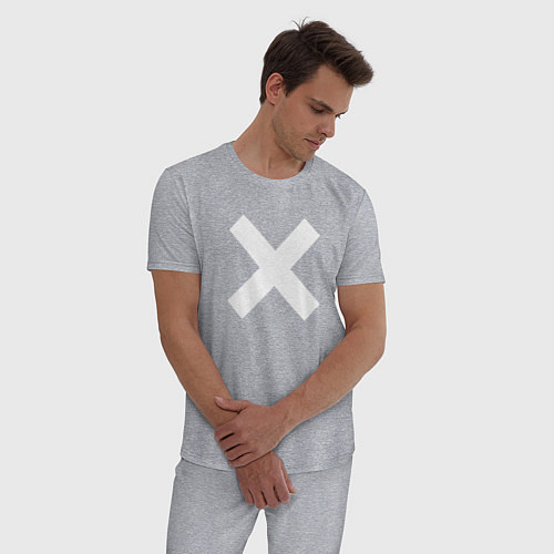 Мужская пижама The XX: White X / Меланж – фото 3