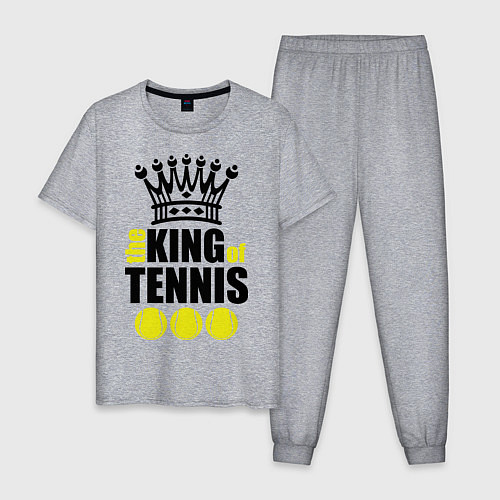Мужская пижама King of tennis / Меланж – фото 1