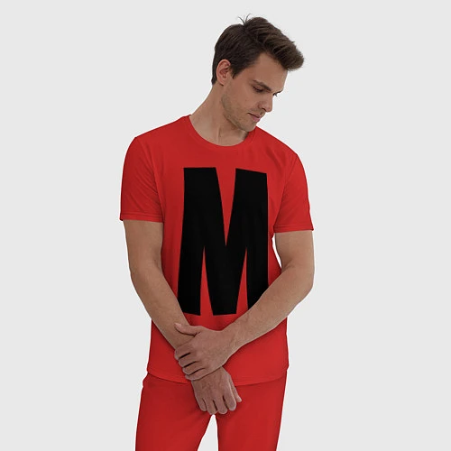Мужская пижама Мы(М) / Красный – фото 3