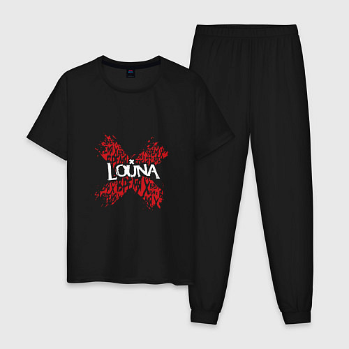 Мужская пижама Louna: Время Х / Черный – фото 1