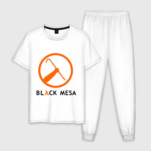 Мужская пижама Black mesa: Scrap / Белый – фото 1
