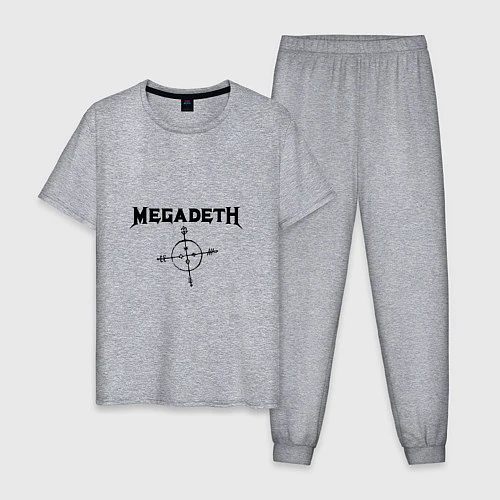 Мужская пижама Megadeth Compass / Меланж – фото 1