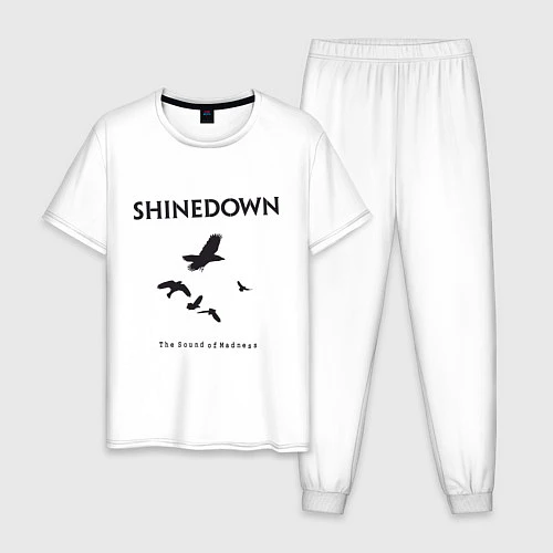 Мужская пижама Shinedown: Sound of Madness / Белый – фото 1