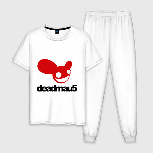 Мужская пижама DeadMau5 / Белый – фото 1