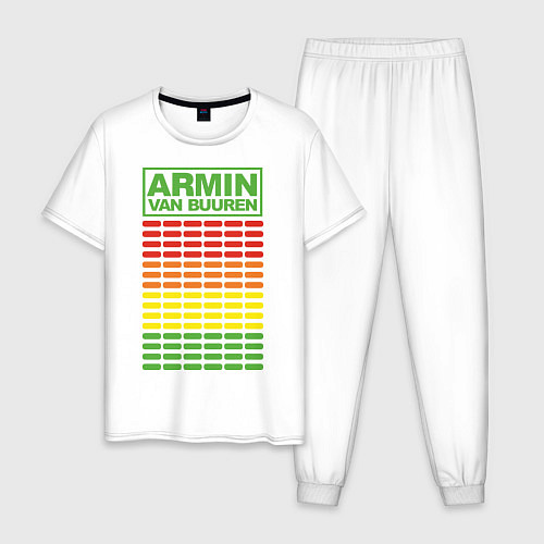 Мужская пижама Armin van Buuren: EQ / Белый – фото 1