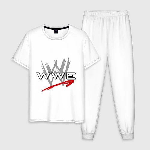 Мужская пижама WWE Fight / Белый – фото 1