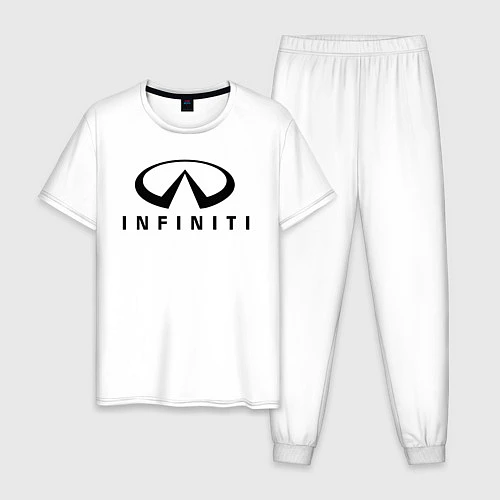 Мужская пижама Infiniti logo / Белый – фото 1