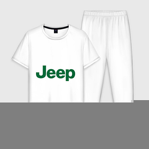 Мужская пижама Logo Jeep / Белый – фото 1