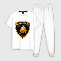 Мужская пижама Lamborghini logo